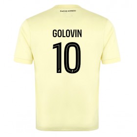Pánské fotbalový oblečení AS Monaco Aleksandr Golovin #10 Tretí košile 2025-26 Krátkým Rukávem